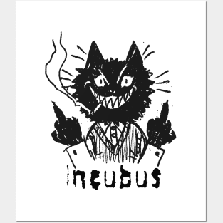 incubus and the bad cat Posters and Art